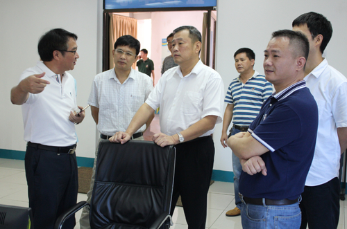 沈睿：省經(jīng)信委梁偉新副主任一行赴永安分公司調研檢查工作4.jpg