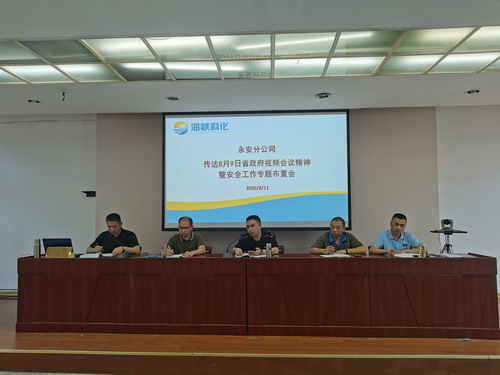 永安分公司葉珊珊：永安分公司組織召開(kāi)傳達8�?日省政府視頻會(huì )議精神暨安全工作專(zhuān)題布置會(huì ) (2)_調整大小.jpg
